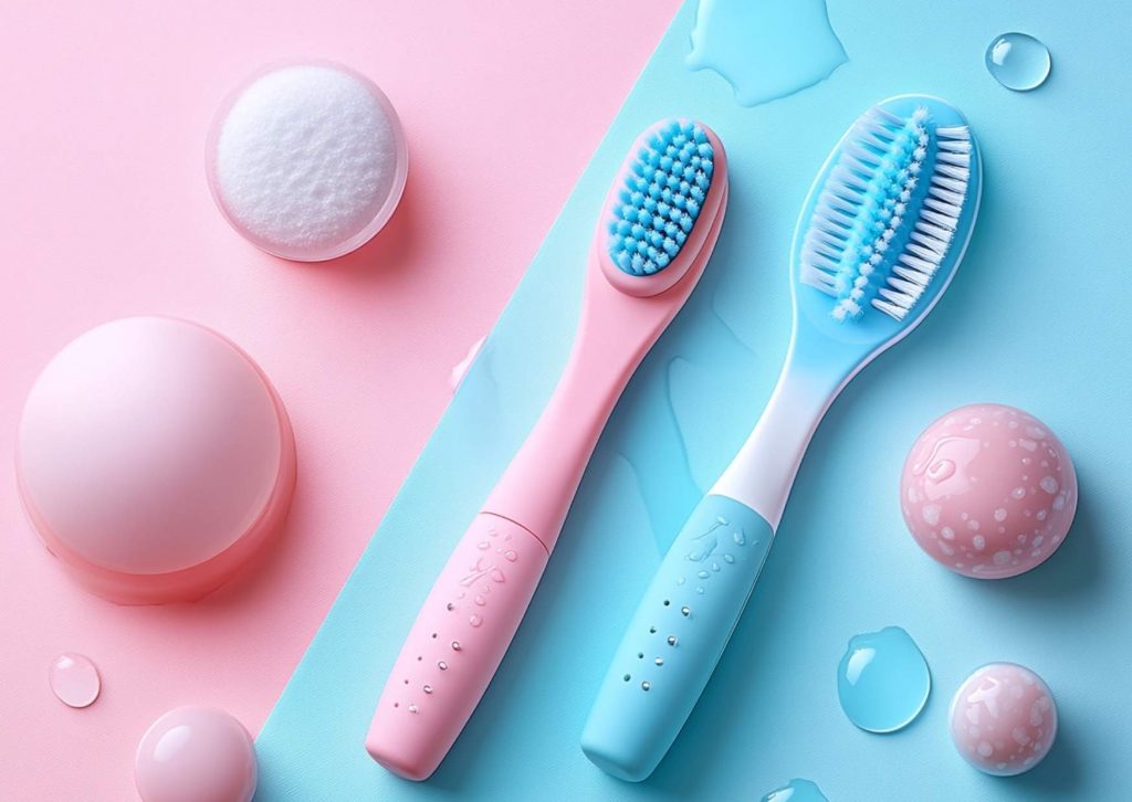 brosse eletrique contre l'acene acne