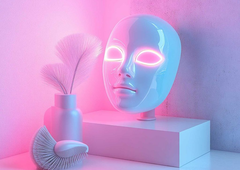 les masques led et acne